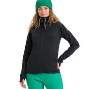 Fleecepullover ROXY "Vertere Full Zip", Damen, Gr. XS, schwarz, Obermaterial: 95% Polyester, 5% Elasthan., Sweatshirts Fleecepullover (79048066-XS) schwarz