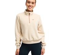 Fleecepullover ROXY "Waves Of Warmth Half Zip", Damen, Gr. XS, biscotti, Obermaterial: 100% Polyester., Sweatshirts Fleecepullover (67794857-XS) biscotti