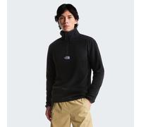 The North Face Men's Glacier 1/4 Zip Fleece - Embroidered Logo TNF Black L