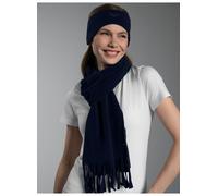 Fleeceschal TRIGEMA "TRIGEMA Fleeceschal", Damen, blau (navy), Fleece, Polyester, Modetücher Fleeceschal (55965019-0) navy