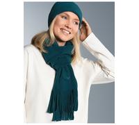 Fleeceschal TRIGEMA "TRIGEMA Fleeceschal", Damen, blau (saphir), Fleece, Polyester, Modetücher Fleeceschal (98104737-0) saphir