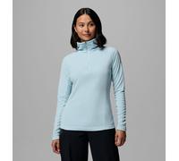 Fleeceshirt COLUMBIA "Glacial IV 1/2 Zip", Damen, Gr. L (42/44), blau (marine light), Fleece, Obermaterial: 100% Polyester, normal, hoch geschlossener Ausschnitt, Raglanärmel abgesteppt, Shirts, wasse