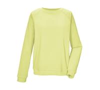 Fleeceshirt KILLTEC "KOS 178 WMN FLC SHRT", Damen, Gr. 42, gelb (limette), Obermaterial: 90% Polyester, 10% Elasthan, Shirts, Leichtes, ultraweiches Loungewear Fleeceshirt mit Comfort-Stretch (7615344