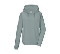 Fleeceshirt KILLTEC "KOS 477 WMN FLC SHRT", Damen, Gr. 42, graugrün, Obermaterial: 90% Polyester, 10% Elasthan, Shirts, Loungewear Fleeceshirt mit Kapuze und elastischen Bündchen (34830741-42) graugrü