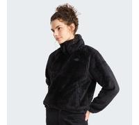 Fleeceshirt THE NORTH FACE, Damen, Gr. S, schwarz (tnf schwarz), Obermaterial: 100% Polyester, Shirts, mit Stehkragen, hochfloriges Fleece, lockere Passform (62327408-S) tnf schwarz