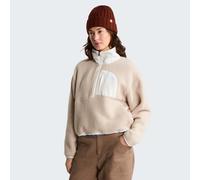 Fleeceshirt THE NORTH FACE "W YUMIORI OFF PEAK 1/2 ZIP JACKET", Damen, Gr. XL, beige (timeless taupe, weiß du), Obermaterial: 100% Polyester, normal, Rundhals, Shirts, mit Rundhalsausschnitt, normale