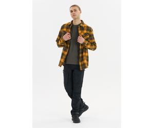 Fleeceshirt WHISTLER "Bargo", Herren, Gr. XL, gelb (grün), 60% Baumwolle, 40% Polyester, kariert, normal, Shirts, mit praktischen Brusttaschen (75560240-XL) grün
