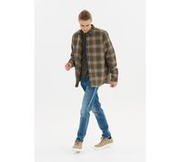 Fleeceshirt WHISTLER "Hobbis", Damen, Gr. 4XL, braun, 60% Baumwolle, 40% Polyester, gestreift, unifarben, normal, ohne Ausschnitt, Shirts, mit zwei praktische Seitentaschen (67806103-4XL) braun