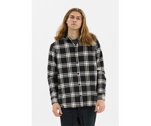 Fleeceshirt WHISTLER "Hoggs", Herren, Gr. 4XL, schwarz-weiß (schwarz, weiß), 60% Baumwolle, 40% Polyester, gestreift, mehrfarbig, normal, ohne Ausschnitt, Shirts, im klassischen Stil (58742363-4XL) sc