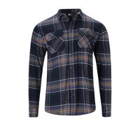 Fleeceshirt WHISTLER "Jamba", Herren, Gr. S, blau (dunkelblau), 100% Baumwolle, mehrfarbig, normal, ohne Ausschnitt, Shirts, aus atmungsaktivem Flannel (76647033-S) dunkelblau