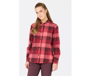 Fleeceshirt WHISTLER "Riglet", Damen, Gr. 42, rot (dunkelrot), 100% Baumwolle, mehrfarbig, ohne Ausschnitt, Shirts, In atmungsaktiver Baumwollqualität (75618013-42) dunkelrot