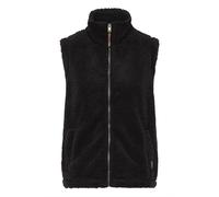 Fleeceweste OXMO "Fleeceweste OXBERINA", Damen, Gr. XS, schwarz (meteorite), Obermaterial: 100% Polyester PES., Westen Fleeceweste (37755044-XS) meteorite