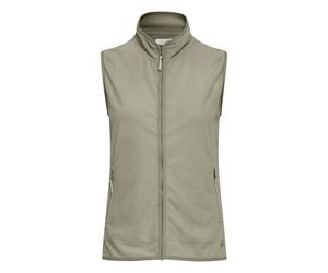 Fleeceweste OXMO "Fleeceweste OXRagnara", Damen, Gr. S, grün (seagrass), Obermaterial: 100% Polyester PES., Westen Fleeceweste (98870333-S) seagrass