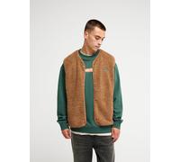 Fleeceweste QUIKSILVER "URBAN STORM GILET", Herren, Gr. XXL, rawhide, Obermaterial: 100% Polyester, Westen Fleeceweste, für Erwachsene, mit sportlichem Stil, aus Polyester, ärmelloses Design (87765406
