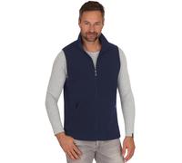 Fleeceweste TRIGEMA "TRIGEMA Fleeceweste", Herren, Gr. M, blau (navy), 100% Polyester, lang, Westen Fleeceweste (397999-M) navy