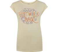 Fleetwood Mac Flower Logo Frauen T-Shirt Sand L 100% Baumwolle Band-Merch, Bands, Urban Fashion