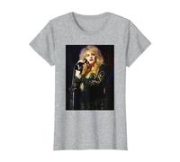 Fleetwood Mac Sänger Stevie Nicks Live 1990 T-Shirt, Damen, Grau Meliert, XXL