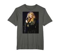 Fleetwood Mac Sänger Stevie Nicks Live 1990 T-Shirt, Herren Große Größen, Anthrazit, 2X Tall