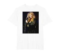 Fleetwood Mac Sänger Stevie Nicks Live 1990 T-Shirt, Herren Große Größen, Weiß, 3X Tall