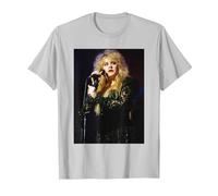 Fleetwood Mac Sänger Stevie Nicks Live 1990 T-Shirt, Herren, Silber, XXL