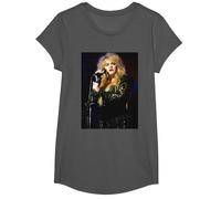 Fleetwood Mac Sänger Stevie Nicks Live 1990 T-Shirt, Mädchen, Anthrazit, M