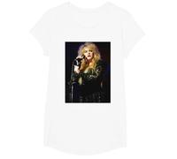 Fleetwood Mac Sänger Stevie Nicks Live 1990 T-Shirt, Mädchen, Weiß, XS