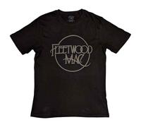 Fleetwood Mac T Shirt Hi Build Classic Logo Nue offiziell Unisex Schwarz XXL