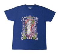 Fleetwood Mac T Shirt Lady Lyre Band Logo Nue offiziell Unisex Blau XL