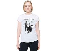 Fleetwood Mac T-Shirt Rumours Band Logo Neu Offiziell Damen Skinny Fit, weiß, Small