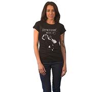 Fleetwood Mac T Shirt Rumours Band Logo Nue offiziell Damen Skinny Fit Schwarz L