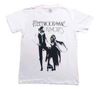 Fleetwood Mac T Shirt Rumours Band Logo Nue offiziell Herren Weiß XL