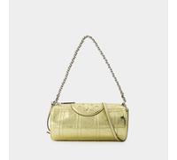 Fleming Soft Barrel Tasche - Tory Burch - Leder - Golden Einheitsgröße