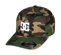 Flex Cap DC SHOES "Cap Star 2", Herren, Gr. S, grün (camo), Baumwolle, Caps (63887625-M) camo