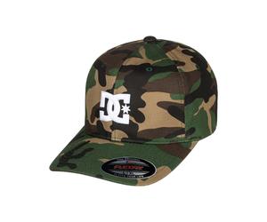 Flex Cap DC SHOES "Cap Star 2", Herren, Gr. S, grün (camo), Baumwolle, Caps (63887625-M) camo