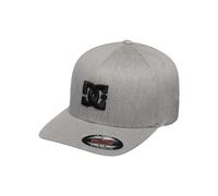 Flex Cap DC SHOES "Capstar", Herren, Gr. S, grau (castlerock), Baumwolle, Caps (44638160-M) castlerock