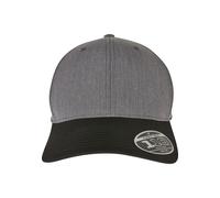 Flex Cap FLEXFIT "Flexfit Accessoires 110 Melange Mix Cap", Gr. onesize, schwarzgrau, schwarz, 72% Polyester, 22% Viskose, 6% Elasthan, unifarben, Caps (39154103-0) schwarzgrau, schwarz