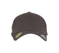 Flex Cap FLEXFIT "Flexfit Accessoires Flexfit 110 Organic Cap", Gr. onesize, braun (schwarzgrau), 98% Baumwolle (Bio), 2% Elasthan, unifarben, Caps (66616511-0) schwarzgrau