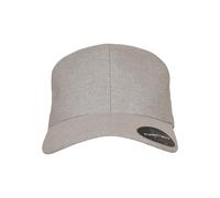 Flex Cap FLEXFIT "Flexfit Accessoires Flexfit Delta Carbon Cap", Damen, Gr. L/XL, melangesilber, 100% Polyester, unifarben, Caps (67461255-L) melangesilber