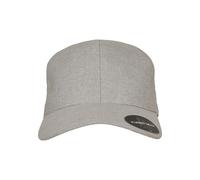 Flex Cap FLEXFIT "Flexfit Accessoires Flexfit Delta Carbon Cap", Gr. L/XL, melangesilber, 100% Polyester, unifarben, Caps (67461255-L) melangesilber