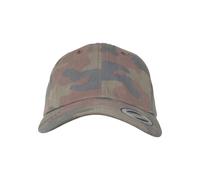 Flex Cap FLEXFIT "Flexfit Accessoires Low Profile Cotton Camo Cap", Gr. onesize, grün (woodcamouflage), 100% Baumwolle, Caps (21529637-0) woodcamouflage