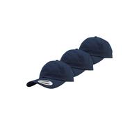 Flex Cap FLEXFIT "Flexfit Low Profile Cotton Twill 3-Pack", Damen, Gr. onesize, navy, navy, navy, 100% Baumwolle, Caps (28052530-0) navy, navy, navy