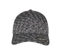 Flex Cap FLEXFIT "Flexfit Neue Kollektion FLEXFIT DELTA UNIPANEL CAP", Herren, Gr. L/XL, melangeschwarz, 100% Polyester, Caps (85714452-L) melangeschwarz