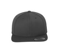 Flex Cap FLEXFIT "Flexfit Unisex Classic Snapback", Herren, Gr. onesize, grau (schwarzgrau), 80% Polyacryl, 20% Wolle, unifarben, Caps (11660860-0) schwarzgrau