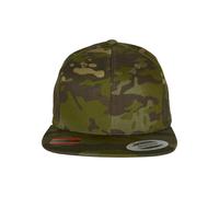 Flex Cap FLEXFIT "Flexfit Unisex Classic Snapback Multicam", Gr. onesize, grün (tropic), 98% Baumwolle, 2% Elasthan, Caps (12636224-0) tropic