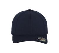 Flex Cap FLEXFIT "Flexfit Unisex Flexfit Double Jersey", Gr. L/XL, navy, 66% Polyester, 30% Baumwolle, 4% Elasthan, unifarben, Caps (14525317-L) navy