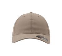 Flex Cap FLEXFIT "Flexfit Unisex Flexfit Garment Washed Cotton Dad Hat", Gr. S/M, khaki, 98% Baumwolle, 2% Elasthan, unifarben, Caps (27826311-S) khaki