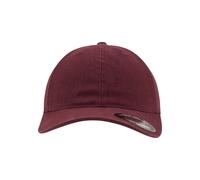 Flexfit Garment Washed Cotton Dad Hat in Gr. S/M in Rot