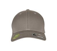 Flex Cap FLEXFIT "Flexfit Unisex Flexfit Organic Cotton Cap", Gr. L/XL, palegrau, 98% Baumwolle, 2% Elasthan, unifarben, Caps (92441742-L) palegrau