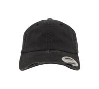 Flex Cap FLEXFIT "Flexfit Unisex Low Profile Destroyed Cap", Gr. onesize, schwarz, 100% Baumwolle, unifarben, Caps (19737735-0) schwarz