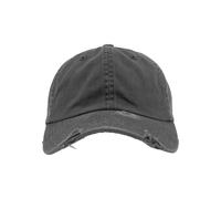 Flex Cap FLEXFIT "Flexfit Unisex Low Profile Destroyed Cap", Gr. onesize, schwarzgrau, 100% Baumwolle, unifarben, Caps (24597760-0) schwarzgrau